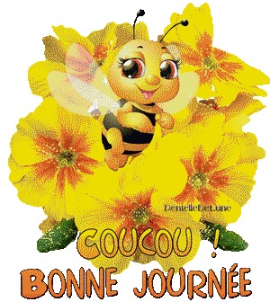 Gif animé coucou bonne journée